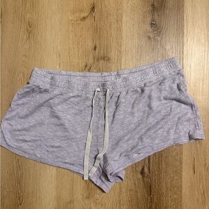 Aerie Heathered Gray Lounge Shorts